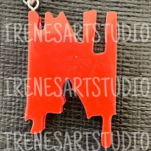 HORROR LETTER N KEYCHAIN